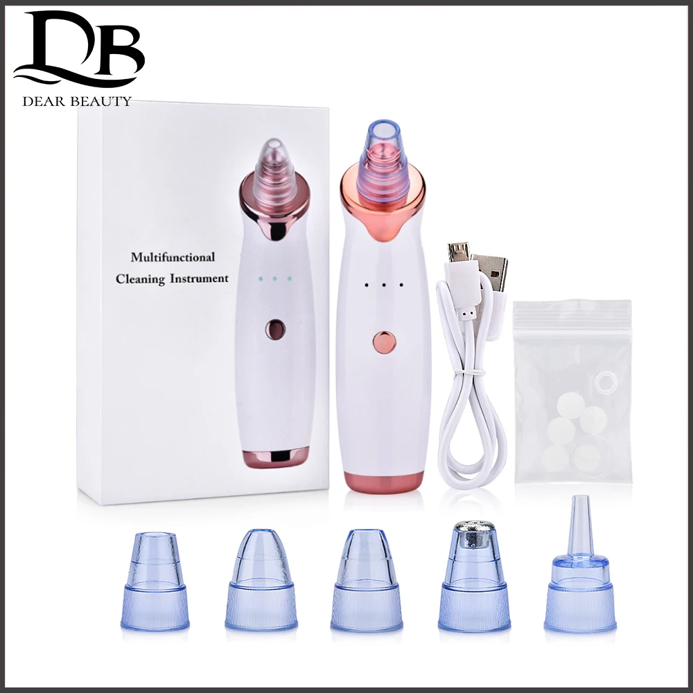 Blackhead Remover Skin Care Face Clean Pore Vacuum Acne Pimple Removal Suction Facial Diamond Dermabrasion Tool Care