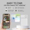 Smart GPS Card Tracker Work with IOS Find My APP Anti Lost Item Locator for iPhone Luggage Bag Key Finder Bluetooth-compatible 2