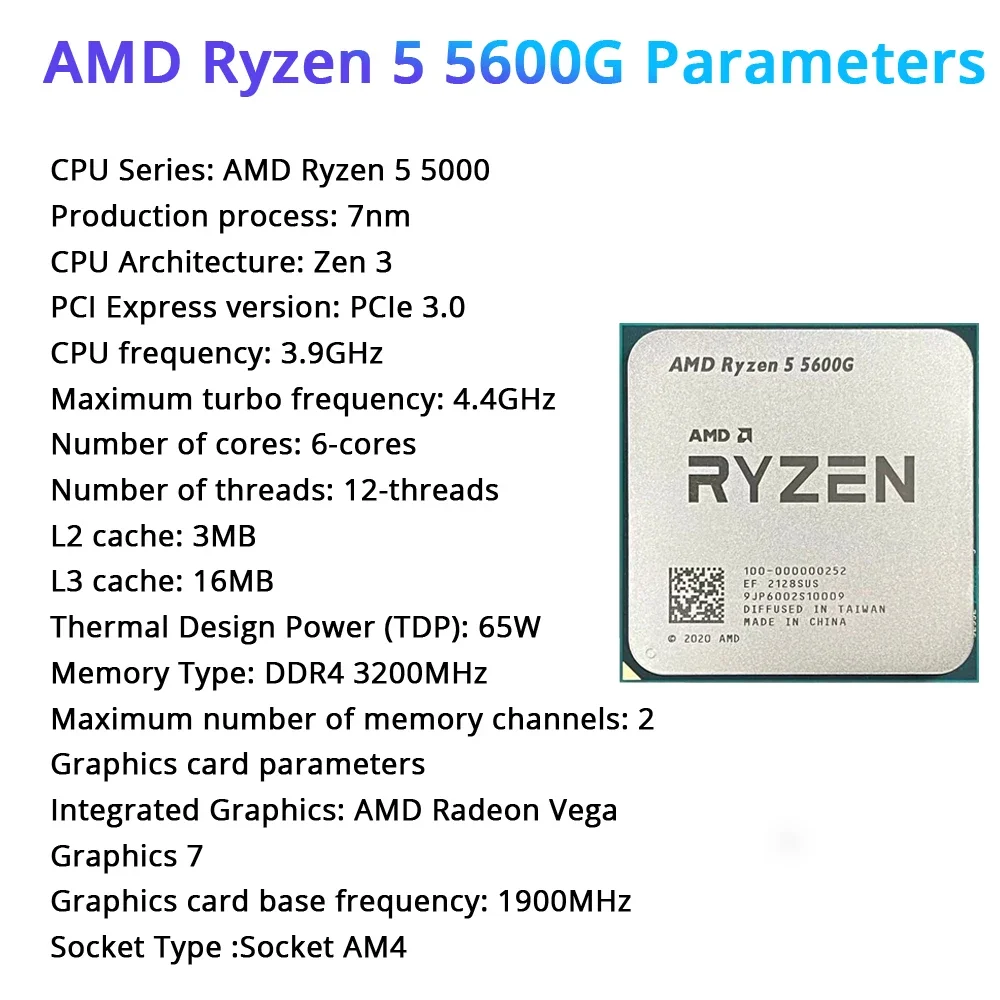 Description Picture 5 of itemMAXSUN NEW Motherboard Combo A520M CPU AMD Ryzen5 5600G [without cooler] Motherboards Set DDR4 M.2 SATAIII for Desktop PC