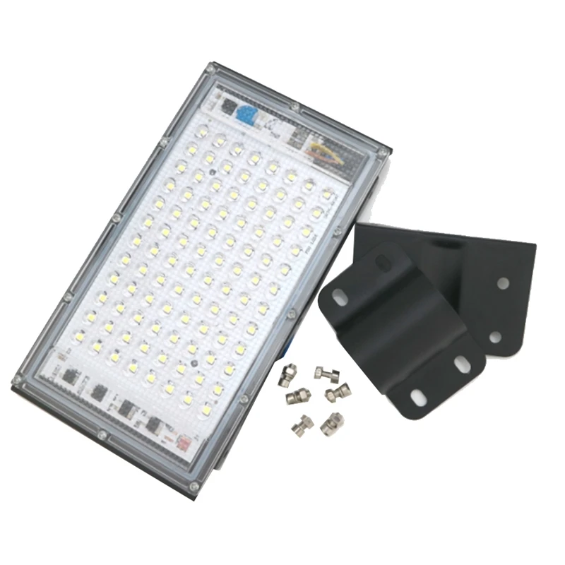 LED 가로등 야외 투광 조명 스포트라이트, IP65 방수 벽 조명, 정원 도로 거리, AC 220V-240V, 100W