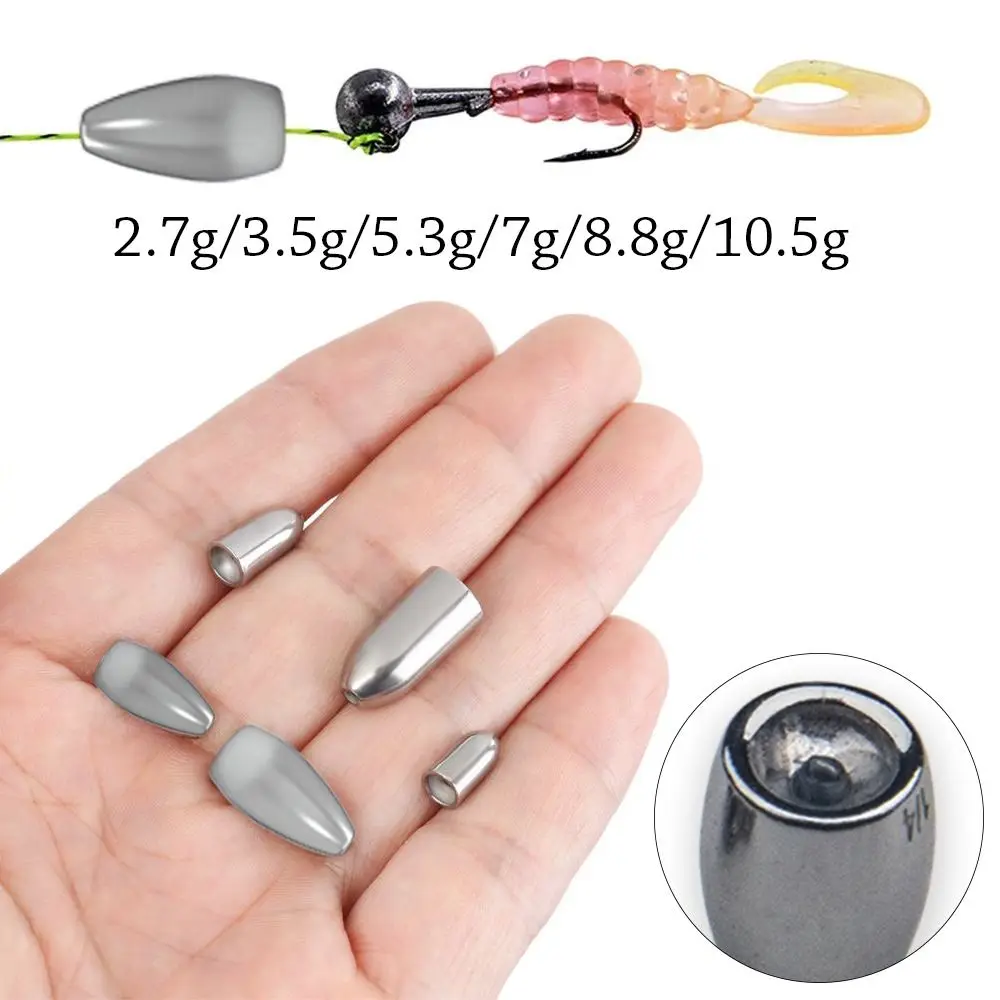 

High Quality Hot 2.7g-28g Tear Drop Shot Weights Additional Weight Hook Connector Line Sinkers Sinker Fishing Tungsten fall