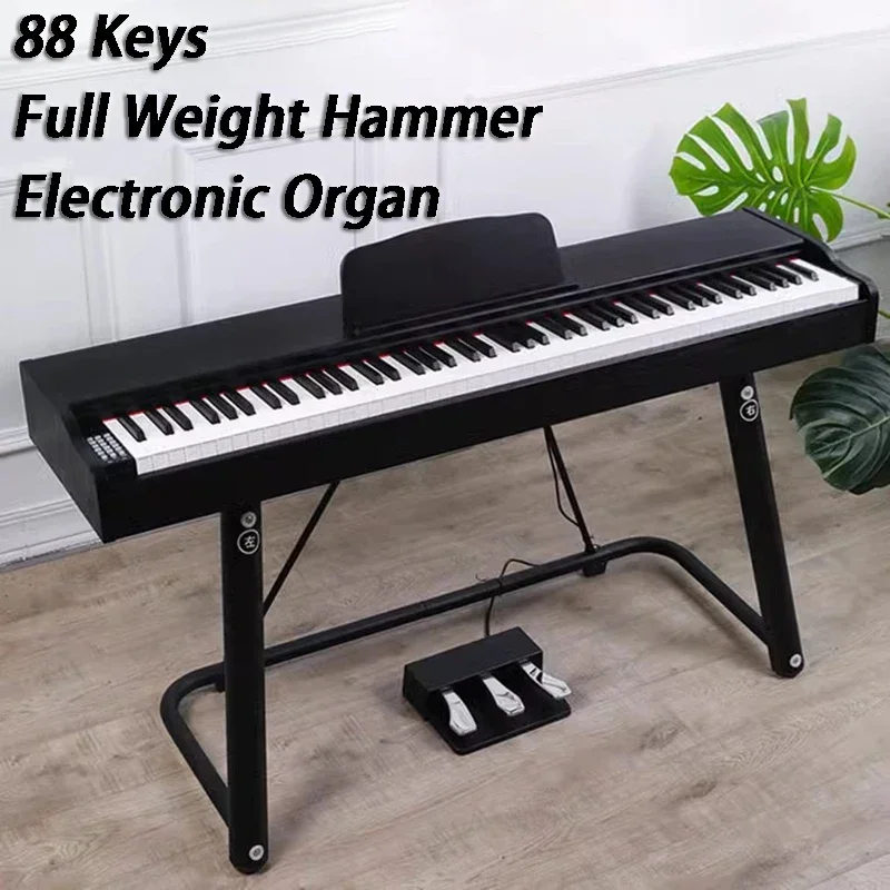 88 Keys Electronic Organ Full Weight Hammer Electronic Piano Professional Keyboard Instruments Adult Beginners Electric Organ