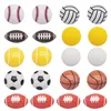 9PCS Flatback Resin Sports Ball Cabochon Rugby Basketball Football Volleyball Golf Tennis Cameo Jewelry Accessory Decor