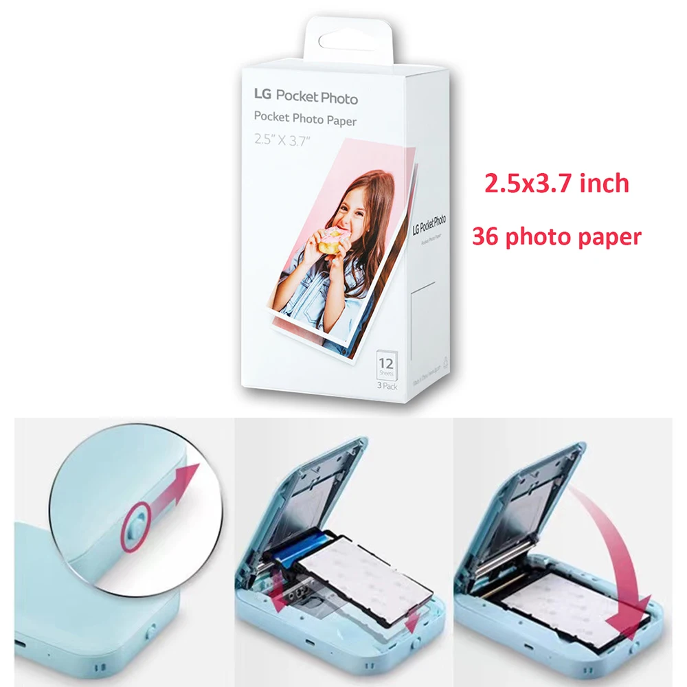 Lg Pocket Printer Paper Lg Pocket Photo Printer | Lg Photo Printer Paper - Sheets - Aliexpress