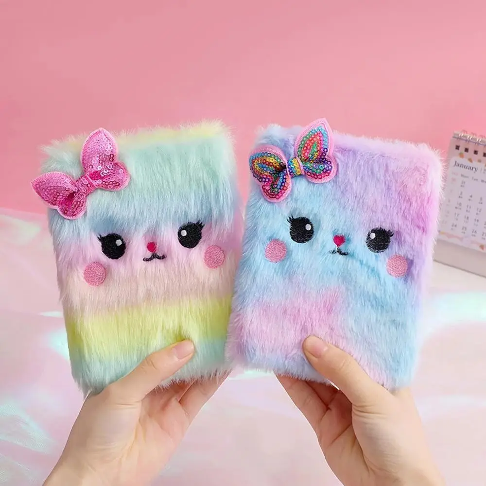 

Планировщик Kawaii, школьные канцелярские товары, офисные принадлежности, руководство по упражнениям, дневник, журнал, книжка, блокнот для заметок, кошка, плюшевый блокнот