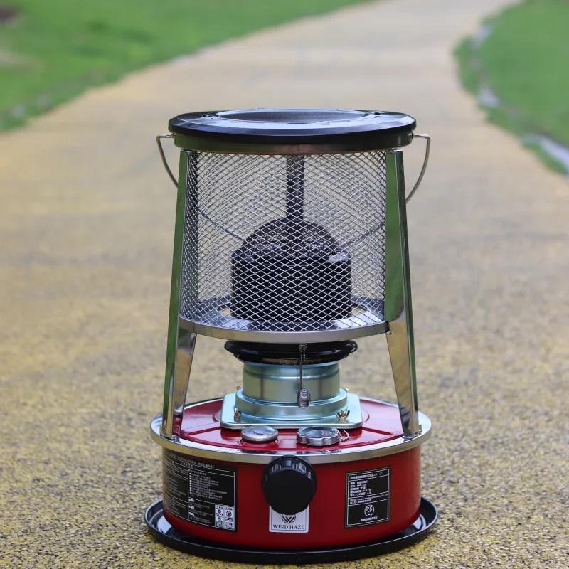 Kerosene Heater 2 in 1 Kerosene Stove Heater Stove Adjustable Firepower for Ice Fishing Hiking for Boiling Water Heating Cooking 4