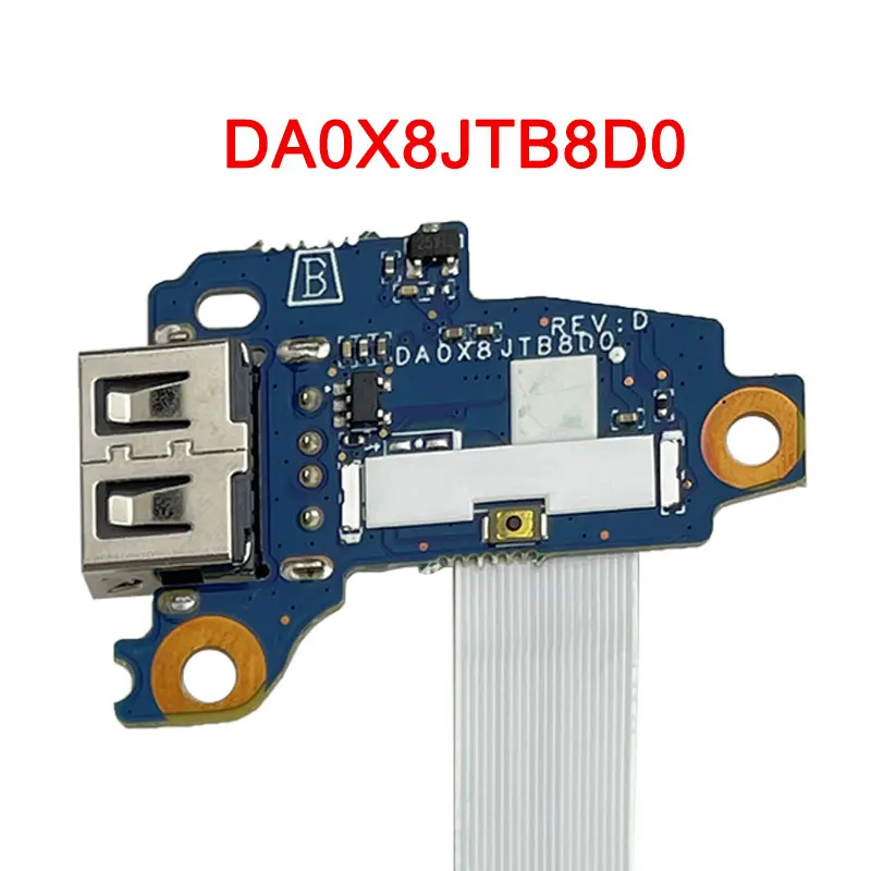 HP ProBook ZHAN66 440 445 450 455 445R G6 G7용 노트북 전원 USB 보드 (DA0X8JTB8D0 L44578-001) 케이블 포함, 100% 테스트 완료, 빠른 배송