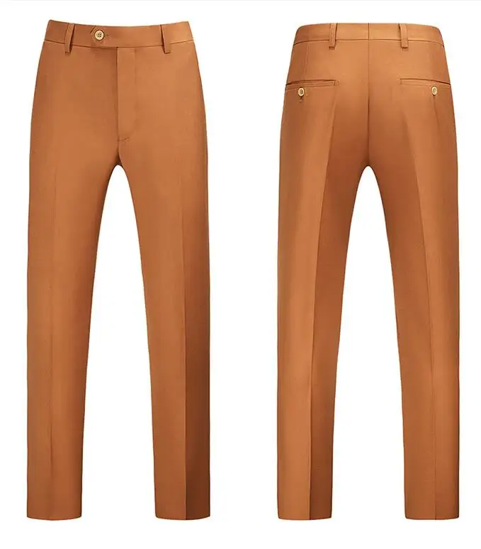 Business Casual Formal Suit Pants Slim Fit Dress Office Trousers Dress Formal Suit Pants Candy Color Casual Pants