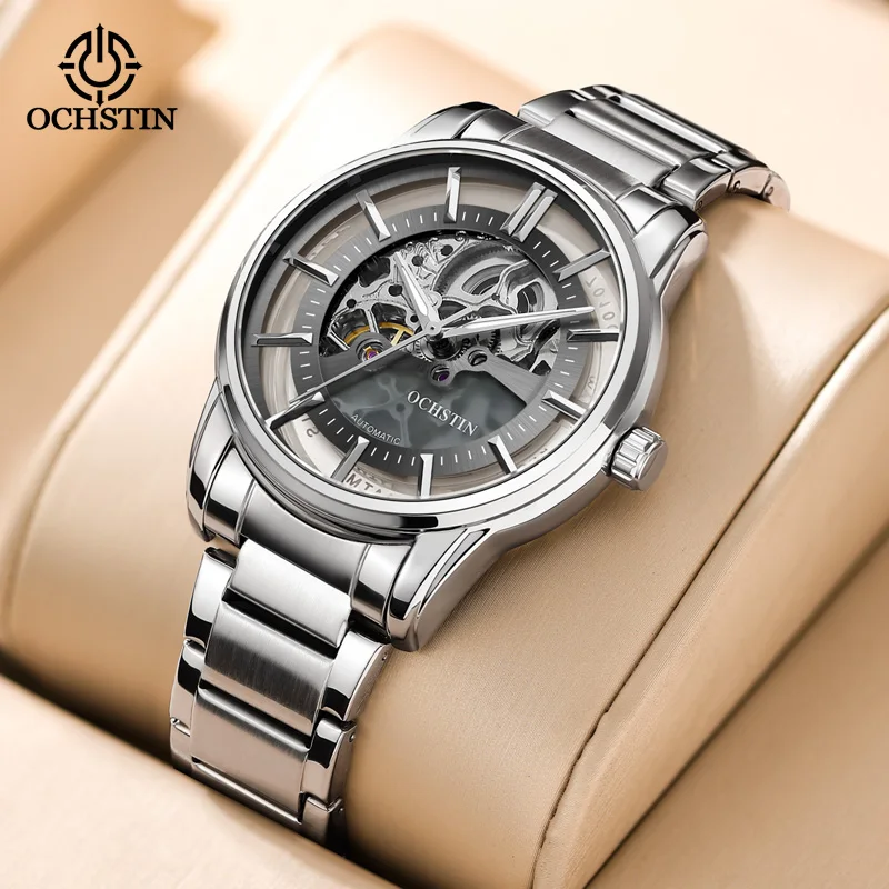 OCHSTIN Master Series New 2024 Sport Street Skeleton Mechanical Movement Waterproof Watch Men's Mechanical Watches