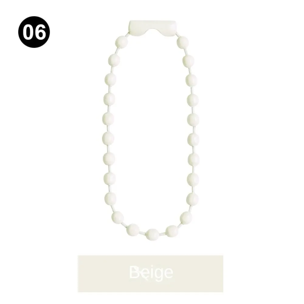 50/100PCS Colorful 10cm Ball Bead Chains Metal DIY Key Chain Jewelry Making Handmade Label Hand Tag Connector Key