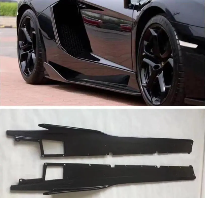 

Body Skirts For Lamborghini Aventador LP700 LP720 LP750 2011-2019 Side Panels Body Skirts Kit lip Cover Carbon Fiber