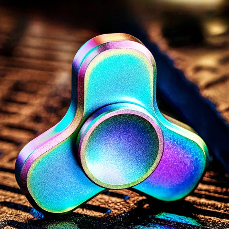 Mini Fidget Spinner Relieve Stress-Relieving Anti Stress Reducing Toys Alloy EDC Spinning Top Tip Gyroscope For Children ADHD