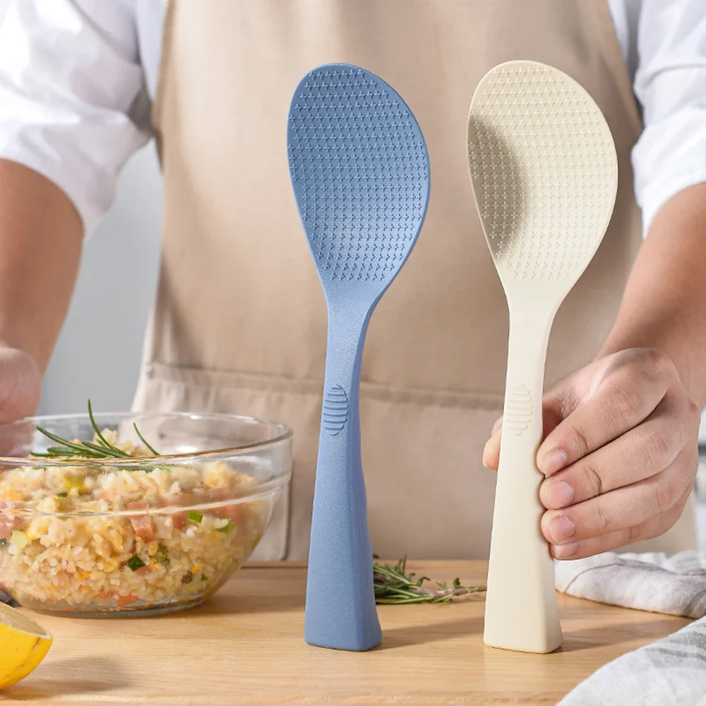 Silicone Spoon Non-stick Cooking Kitchen Gadget 1/2 Pcs