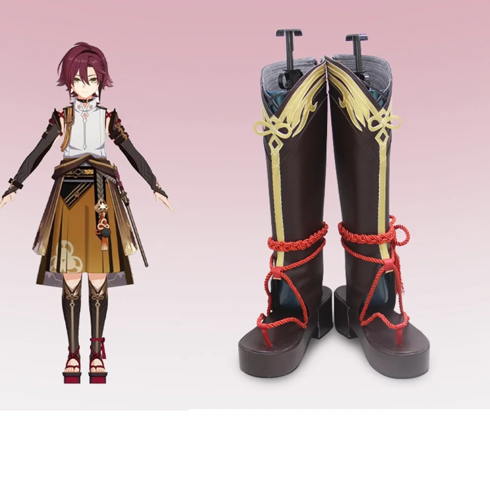 

Unisex Anime Cos Shikanoin Heizou Cosplay Costumes Shoes Boots Custom Size