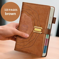 Professional Daily Planner Notebook - Elegant Blue & Gold Hardcover with Thick Pages | Perfect Adult Gift - A5 (PB32 - 02)