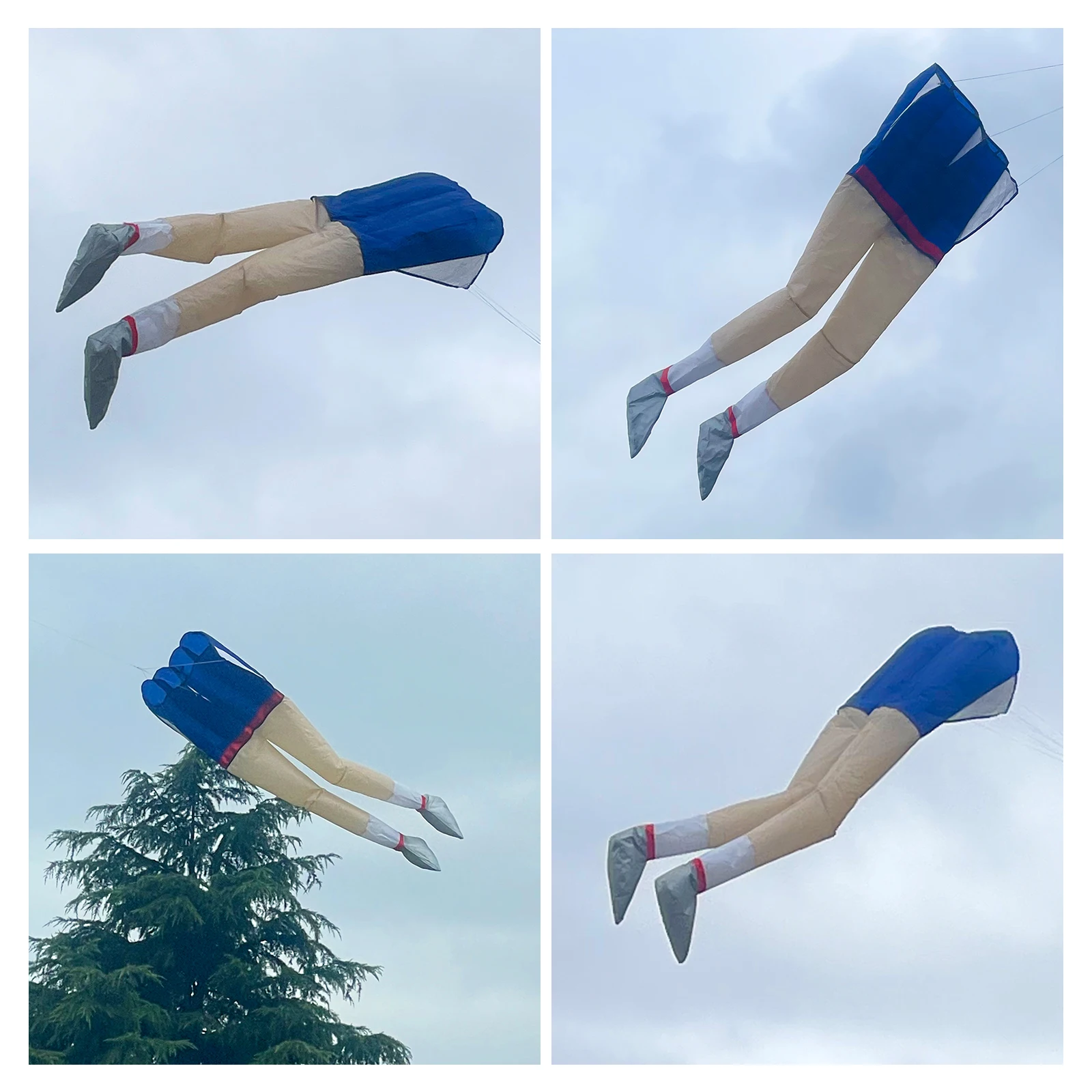 3D Inflatable Nylon Kite for Outdoor Flying The Beach Long Legged Funny Soft Kite Latawiec Cometas De Viento Pipa Professional 2