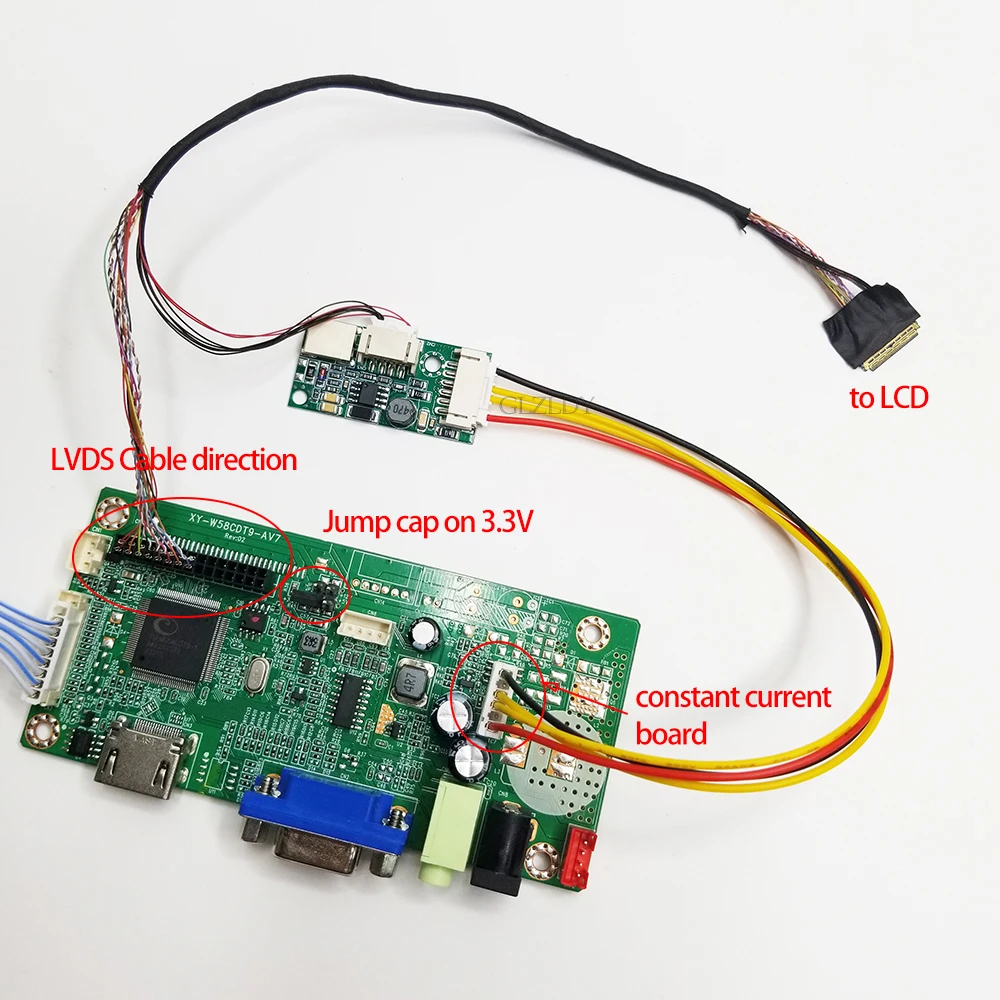 LCD Controller Board For MBP A1342 A1278 13.3 inch 1280*800