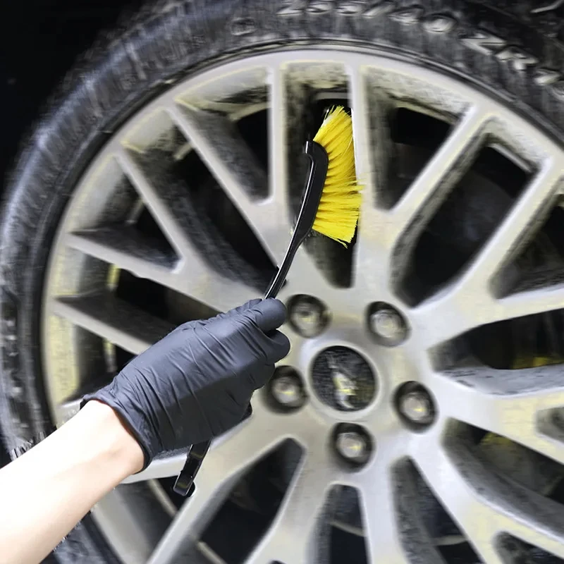 Car Tire Wheel Rim Cleaning Brush Detailing Brushes Wash Towel Universal Wheel Tire Cleaning Tools Auto Accessories 4