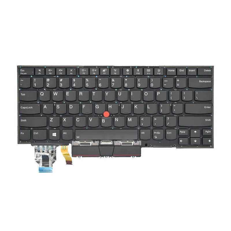Teclado de Layout para Lenovo Thinkpad x1 Carbon 7th Gen Gen92023 20qd 20qe 20r1 20r2 Teclado Retroiluminado Russo Novo - Imagem 5