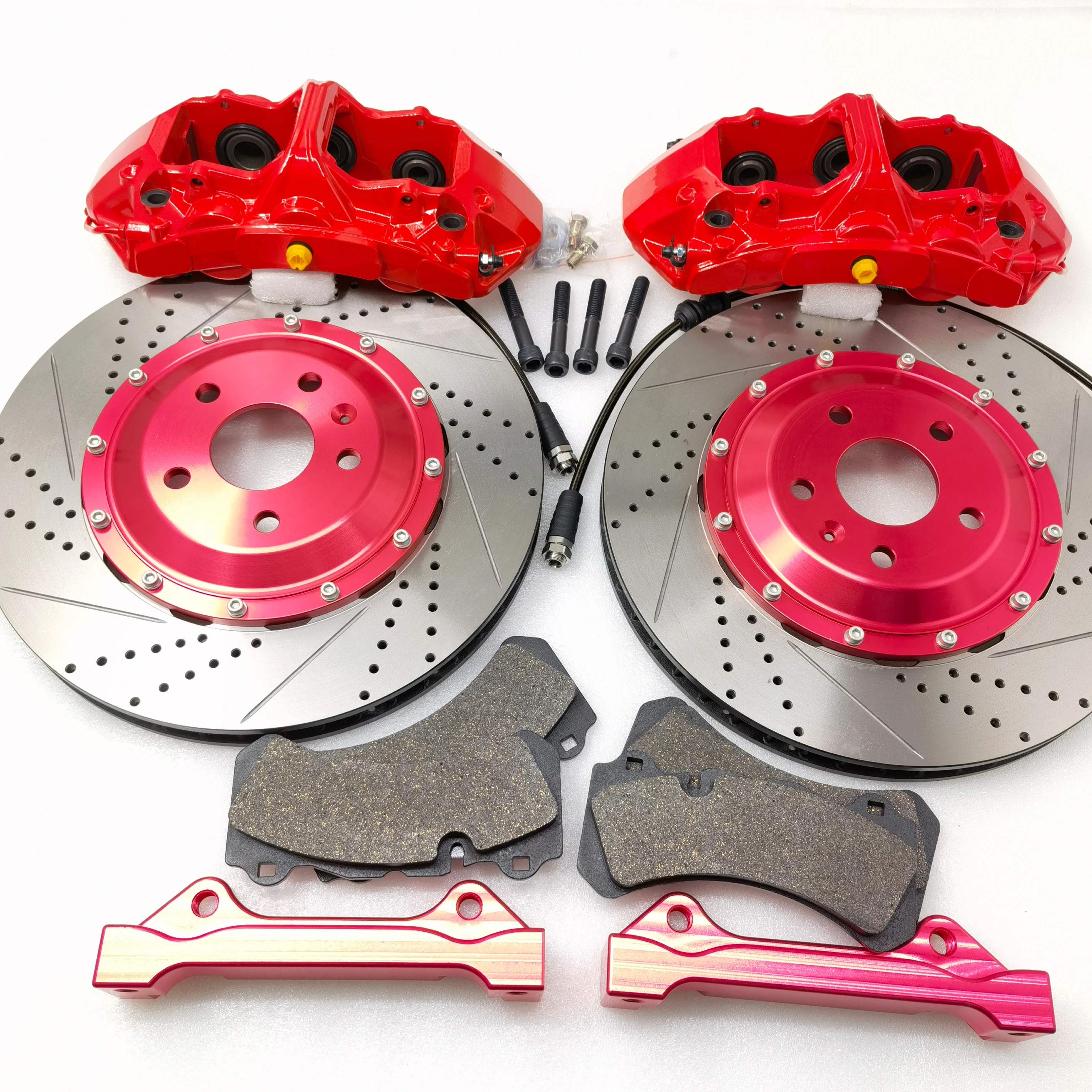 

Jeki High quality gt6 calipers, 6 pistons, suitable for golf. 6 mk7 can be matched with 380.405 brake disc.