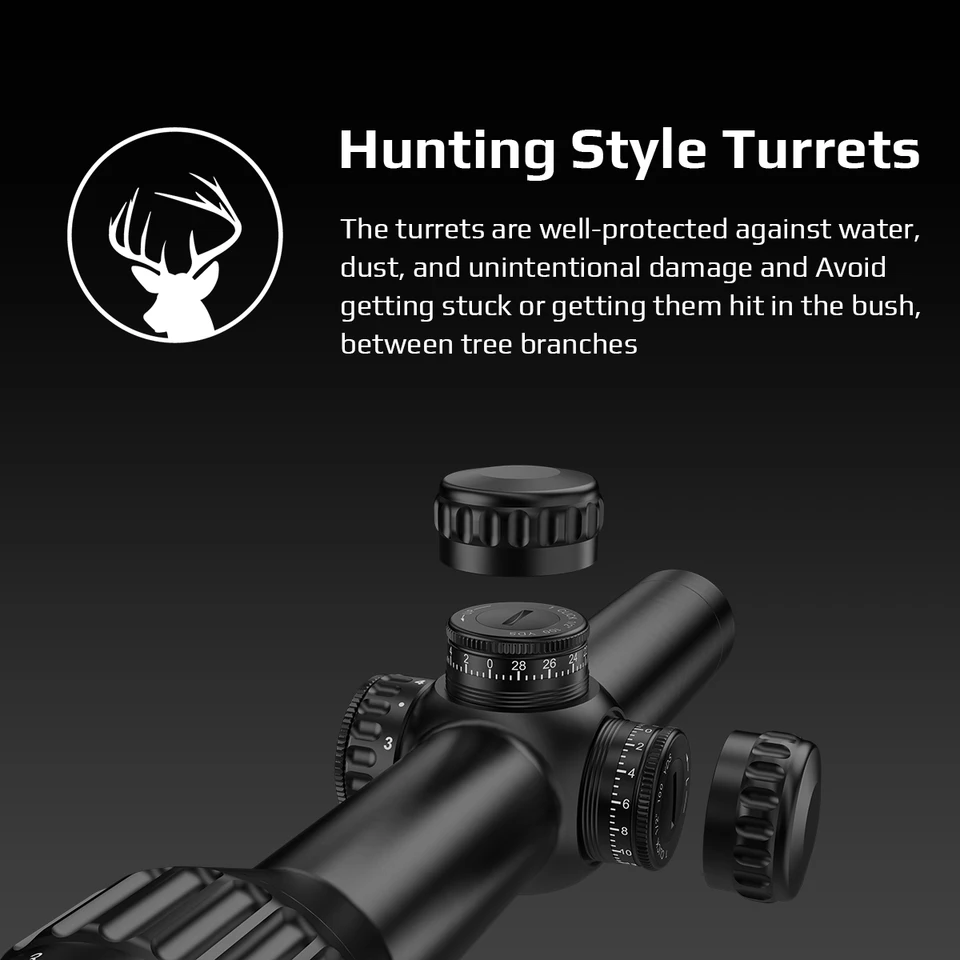 Vector Optics Continental x6 1-6x24 SFP LPVO Riflescope