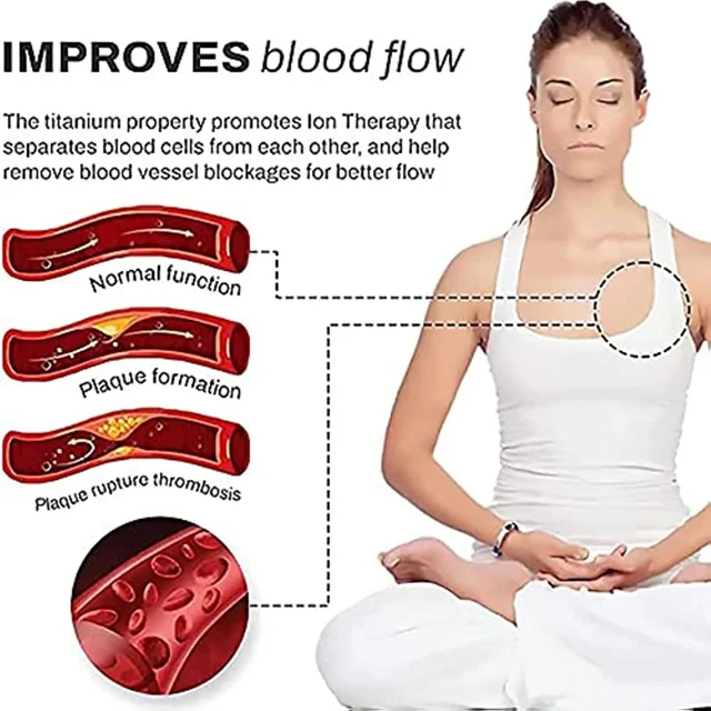 Ionpro Titaniumdetox Lympunclog Csuklópánt, Titán Detox Nyirok Nélküli Karkötő, Mágneses Karkötő Férfiak Számára - Image 4