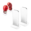2 Pcs/Set Clear Acrylic Boxing Gloves Display Rack for Home Store Vertical Storage Stands Sports Glove Holders Desktop Organizer 3
