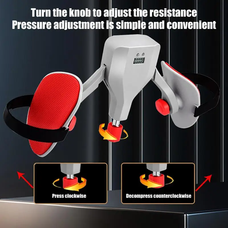 Thigh Trainer With Counter 10-35kg Resistant Adjustable Pelvic Floor Muscle Trainer 360 Adjustable Fitness Hip Supplies
