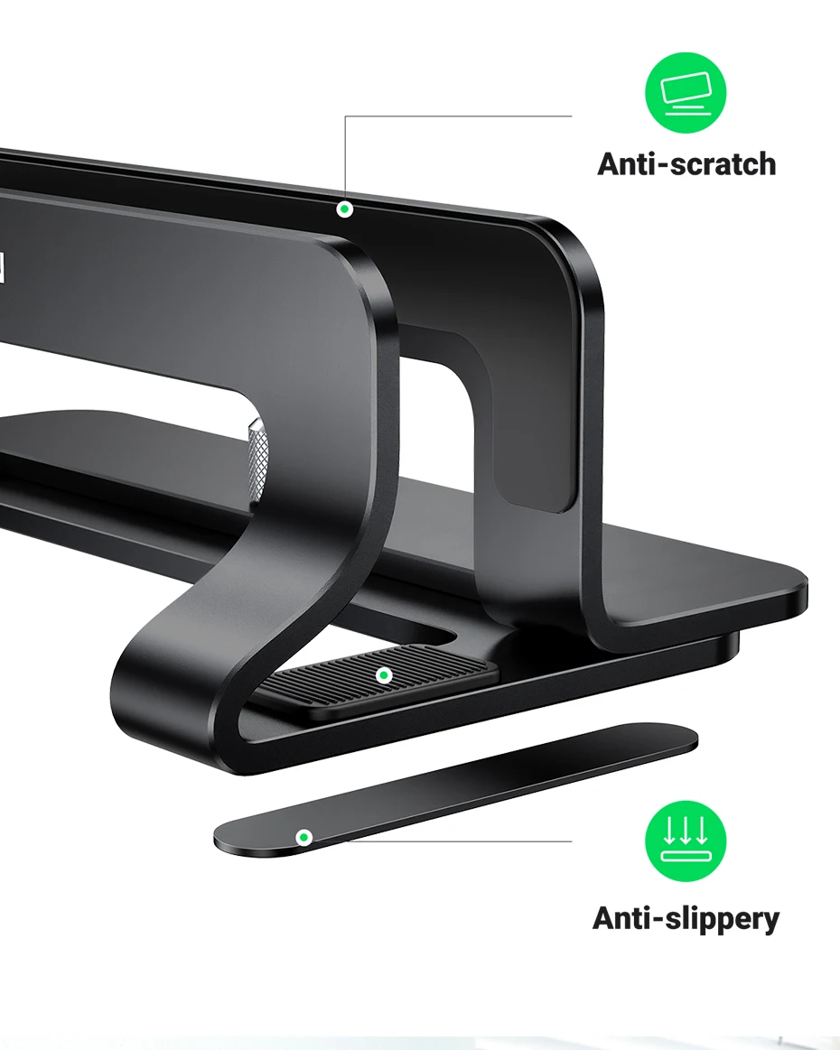 UGREEN-Suporte Vertical Laptop, Alumínio, Portátil, Suporte para