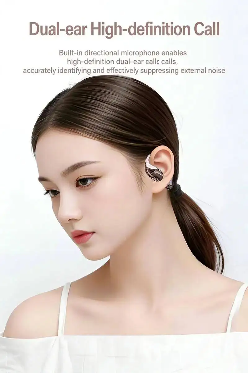 Écouteurs bluetooth m30 open-ear à crochet avec réduction de bruit_voghion.com
