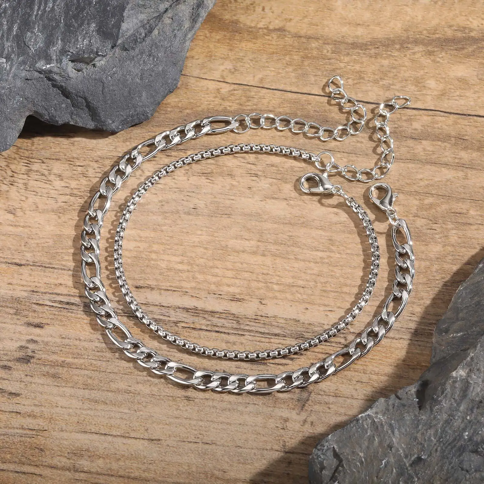 Bracciale A Catena In Argento Per Donne E Uomini - Delicato Gioiello Universale Con Confezione Regalo, Idea Regalo Festa Della Mamma - 3