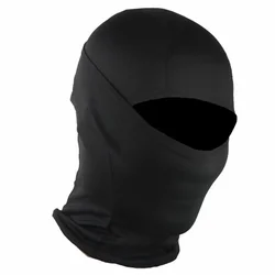Tactical Full Face Outdoor Sports Balaclava Scarf Hat (Black)