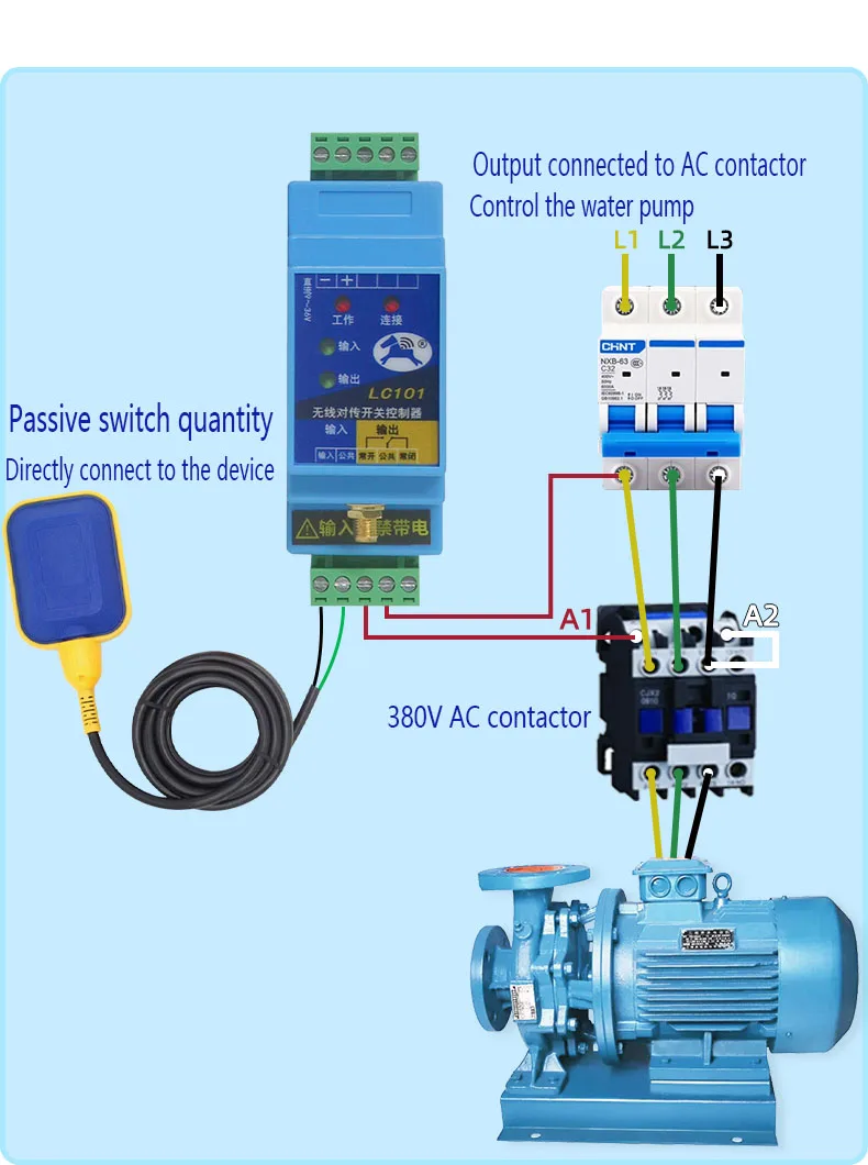Switch Quantity Wireless Transmission Module Remote Control Relay Output 1 maste