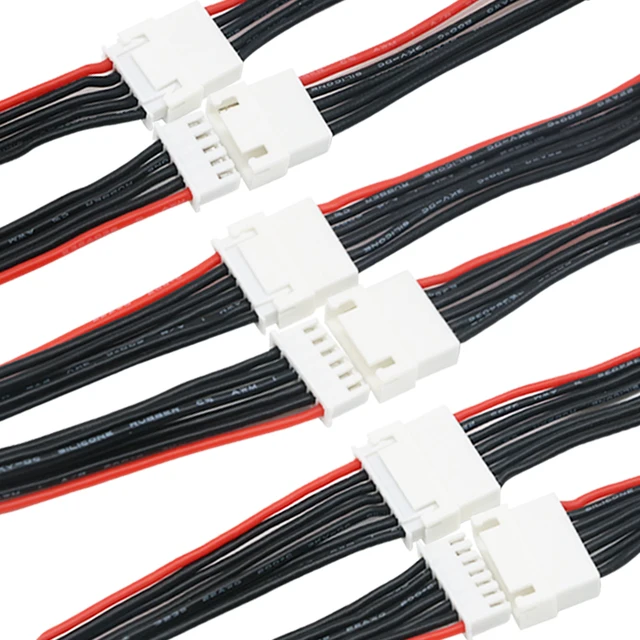 5pcs/lot JST-XH 1S 2S 3S 4S 5S 6S 20cm 22AWG Lipo Balance Wire Extension Charged Cable Lead Cord for RC Lipo Battery charger 6