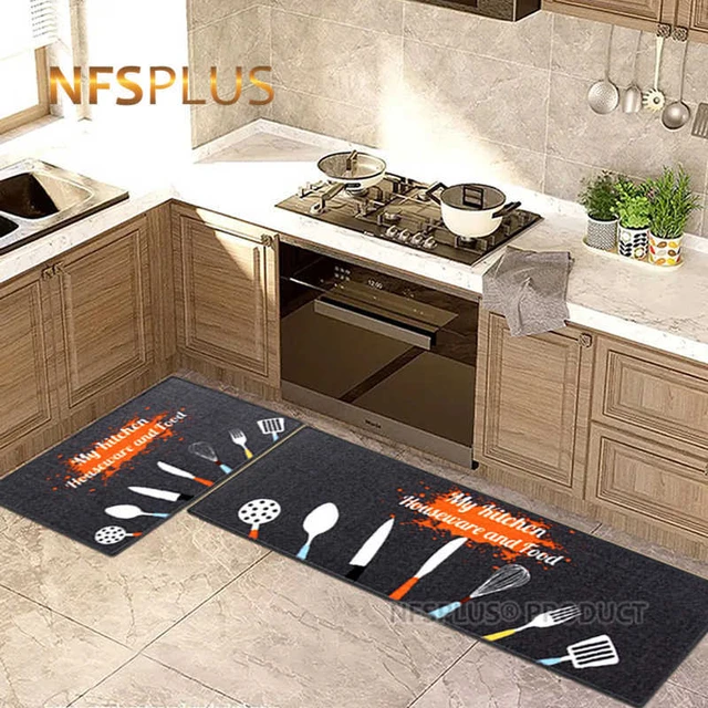 1PCS Waterproof PVC Mat Non-slip Entrance Door Rugs Carpet for Kitchen  Bathroom