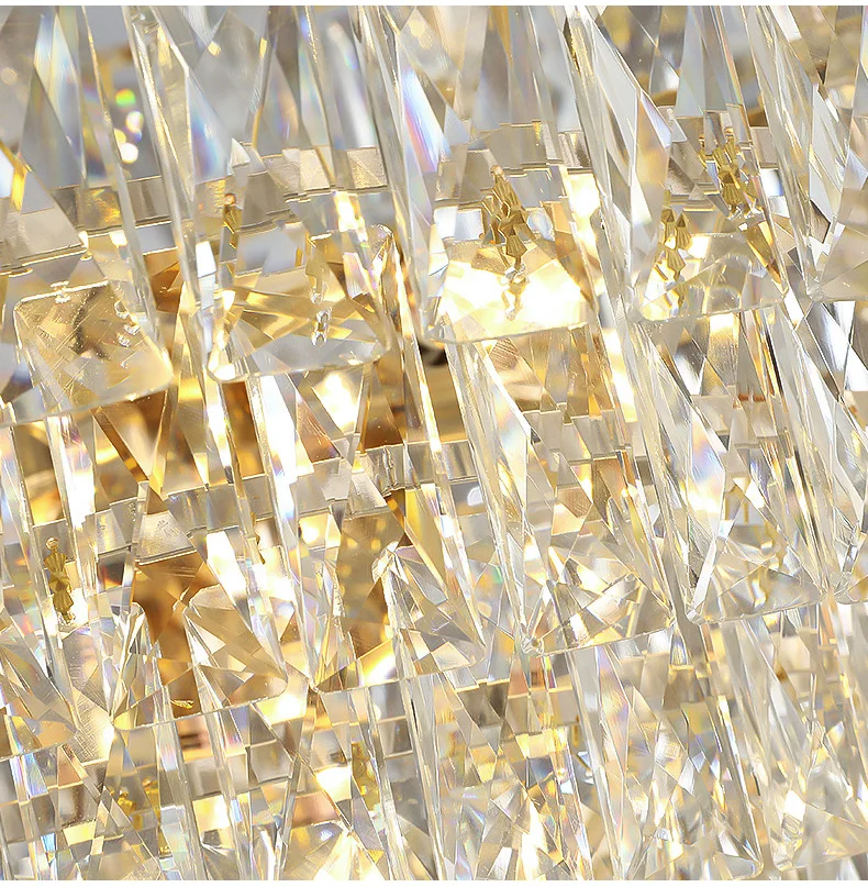 Lustre en cristal de luxe vue 9