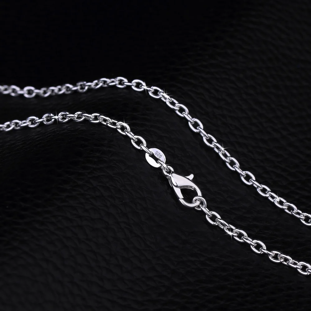 Wholesale 925 Sterling Silver 5 Pieces/Lot 16/18/20/22/24/inch 1.mm O-Chain Necklace For Men Women Fashion Jewelry - Foto 13