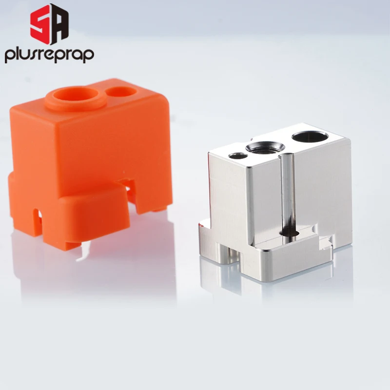 T-vulcão Banhado a Cobre Aquecedor Bloco Acessórios para Impressora 3d Compatível com Drag-on v6 Hotend Alta Qualidade - Imagem 5