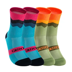 Enhanced Compression Cycling and Sports Socks - Unisex, Pack of 4 Pairs - 39-45 (Black)