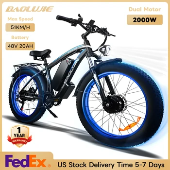 Baolujie 2000W Electric Bike with 20AhRemovable Battery 26 1