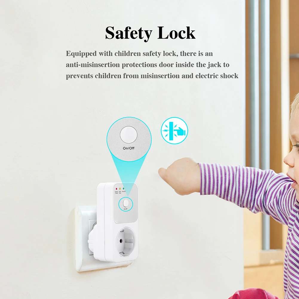1PC Multi-func Refrigerator Voltage Protector Socket Switch Automatic Power Surge Protection Washing Refrigerator Protect 110V