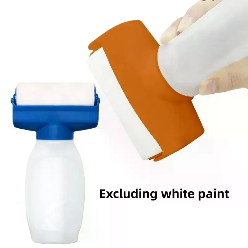350ml 벽 수리 터치업 도구 재사용 가능한 페인트 롤러 브러시 플라스틱 병 포함 수성 라텍스 페인트 DIY 벽 액세서리