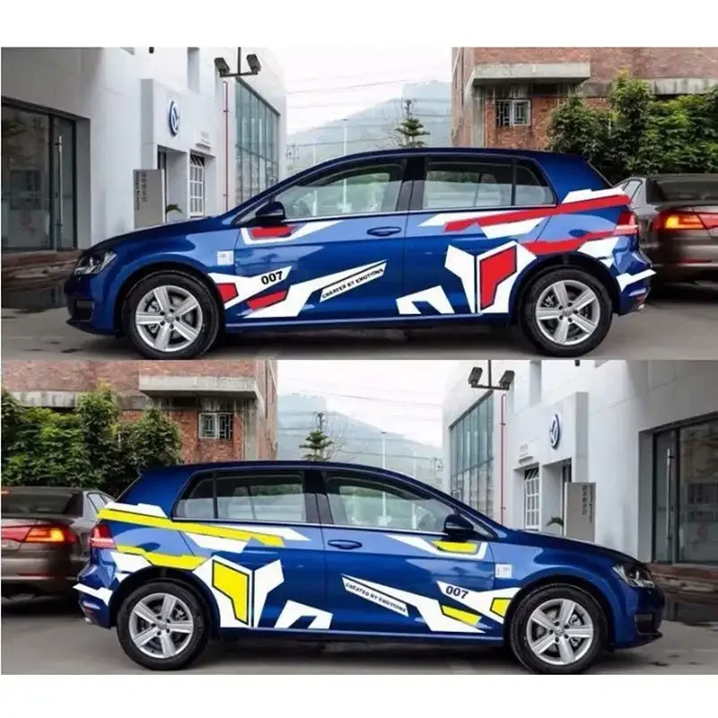 

DIY Decoration Creative Car Body Stickers Racing Car Both Sides Decals Wrap Vinyl Film Automobile Goods Car-styling Accessories