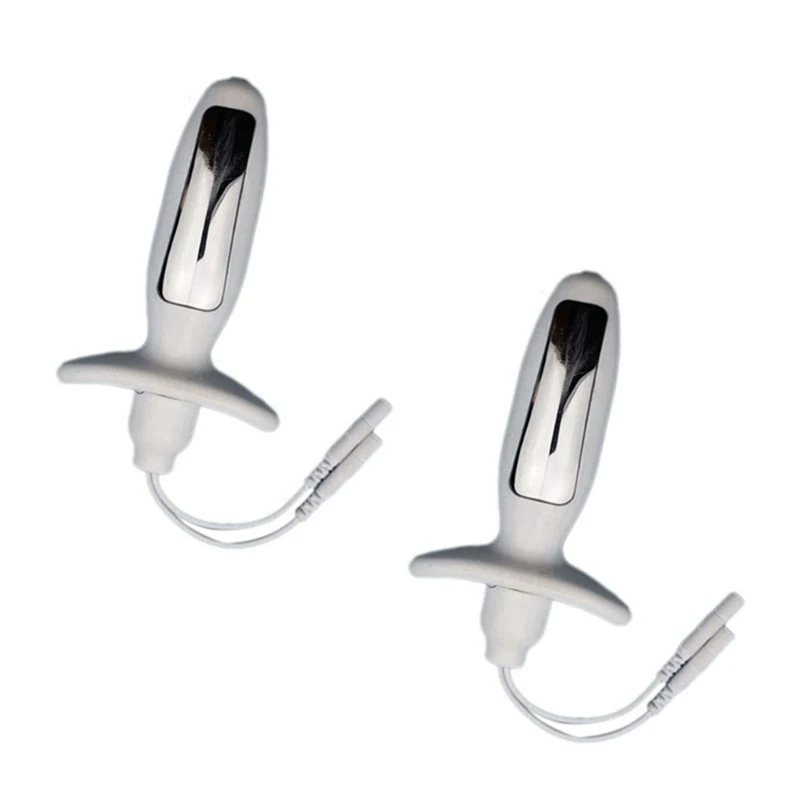 

2X Vaginal Probe Electrodes For Pelvic Floor Exerciser Incontinence Use With TENS/EMS Machines Therapy Kegel Exerciser