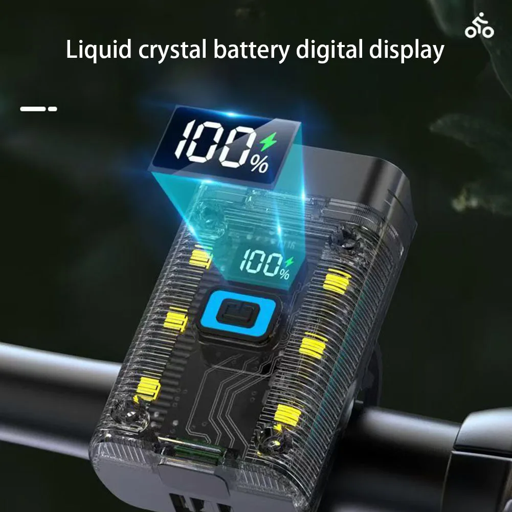 LED Bicycle Front Light Bike Light IPX4 Waterproof Bike Safety Lamp 360 Degree Rotating Bicycle Headlight Cycling Accessories