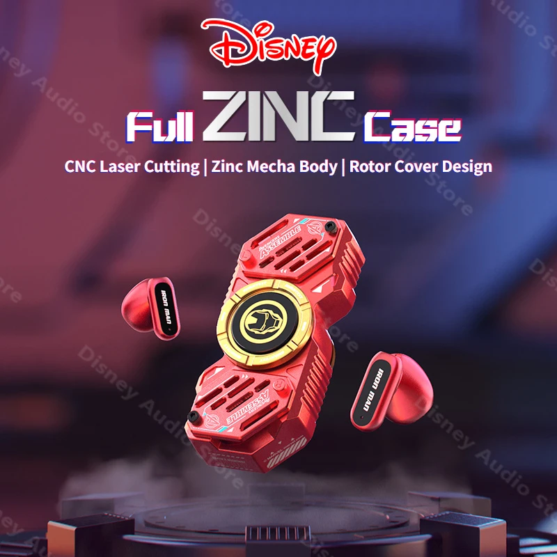 ディズニーマーベル合金フィジェットスピナーヘッドフォン、マイク付き