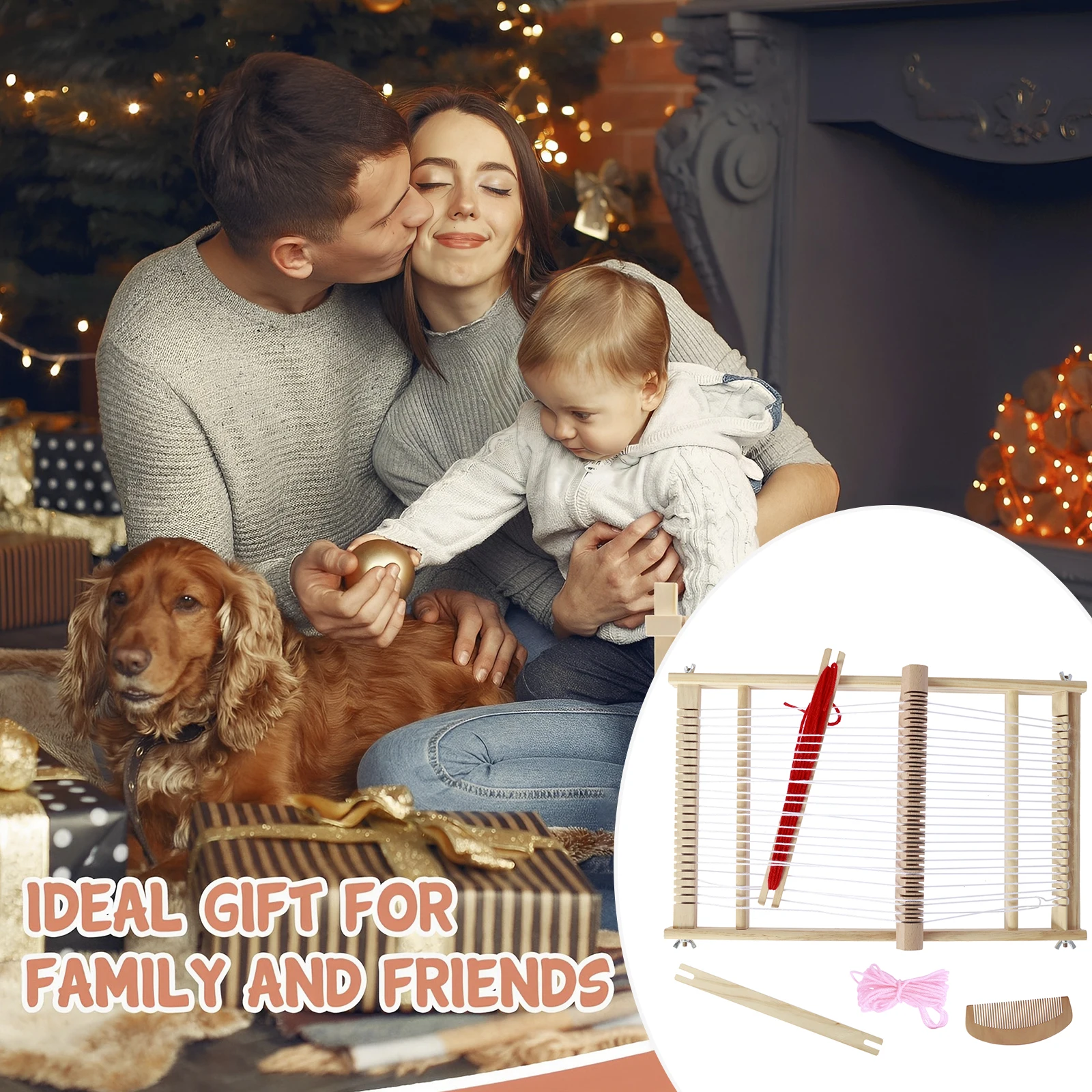 Kit Tessitura Per Principianti E Appassionati - 400 Passanti 10 Colori, Uncinetto Metallo, Navetta E Borsa - Ideale Per Presine E Lavori Creativi (Rosa) - Foto 8