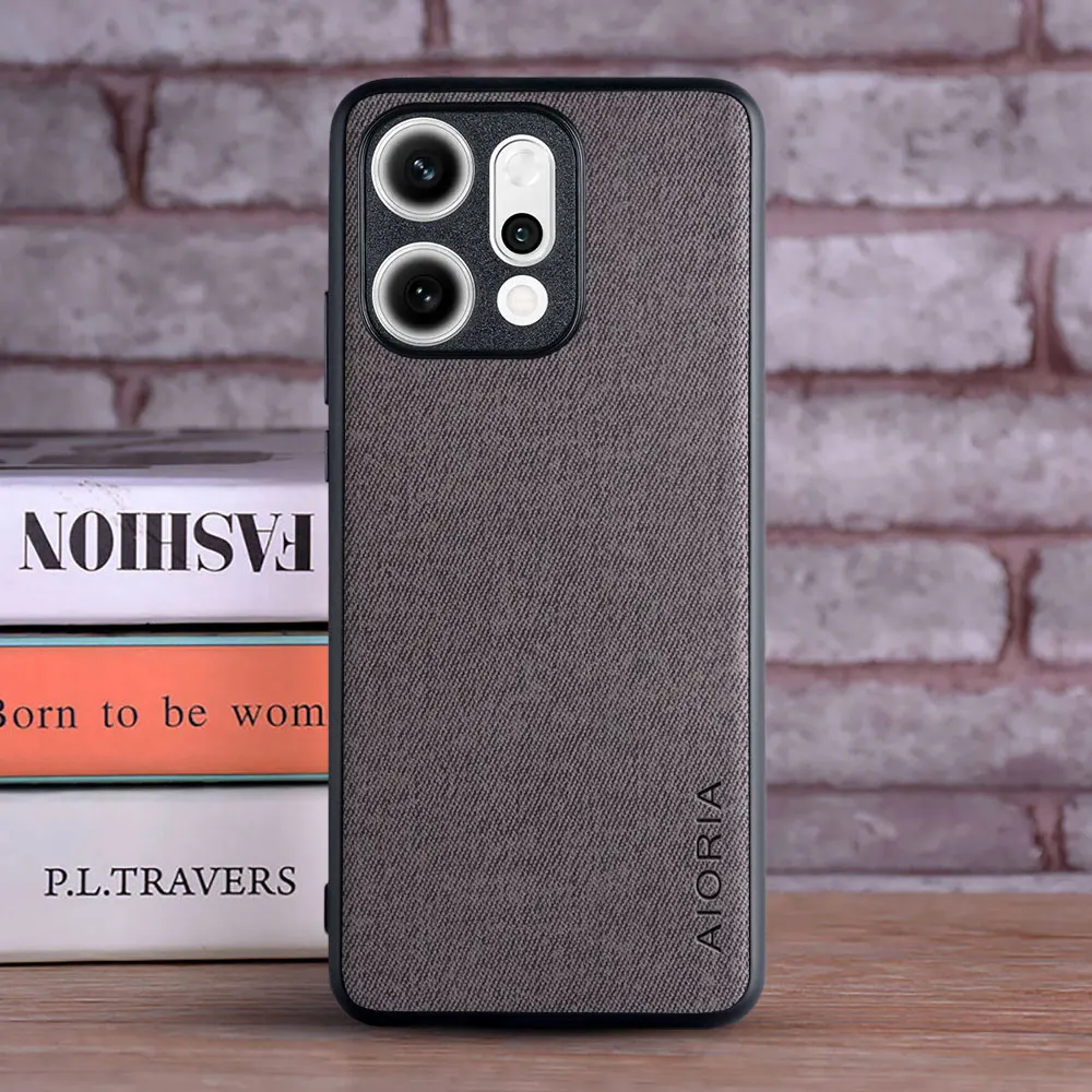 Luxury Textile Leather Phone Case Coque