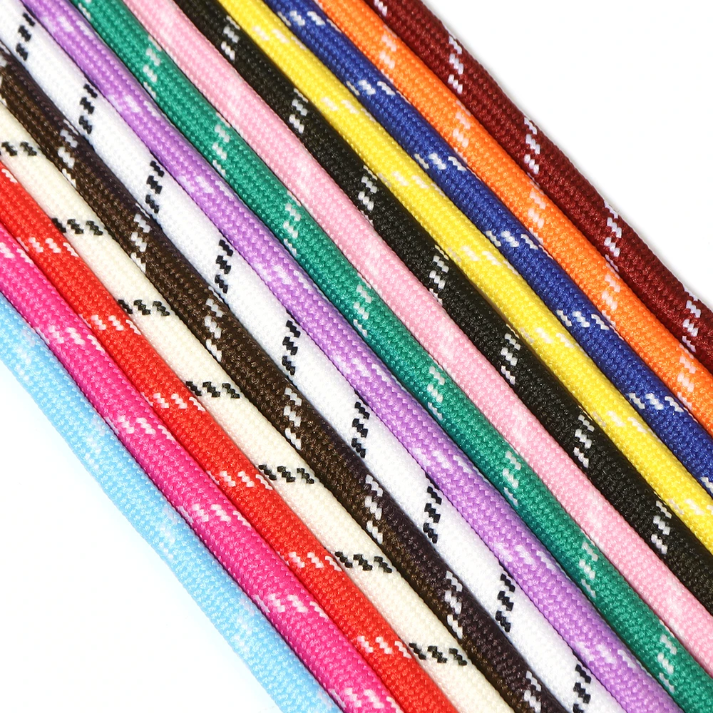 Colorful 5mm Braided Polyester Nylon Cord - 5 Yards for Crafting & DIY Projects