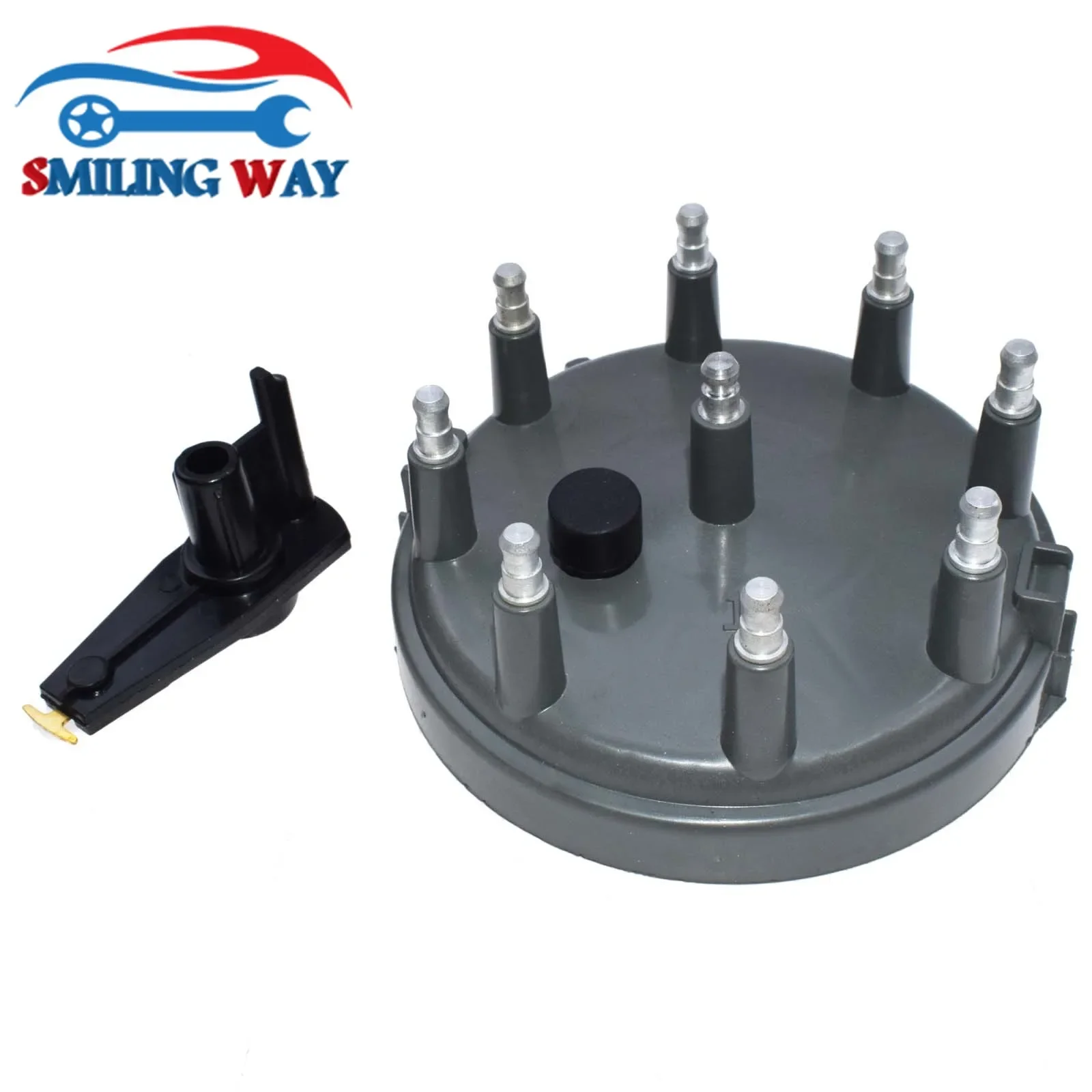 SMILING WAY# Distributor Rotor For Ford F-250 F-350 F53 Bronco E-150 E-250 E-350 Mustang LTD Thunderbird OE# F5ZZ12106AA,13